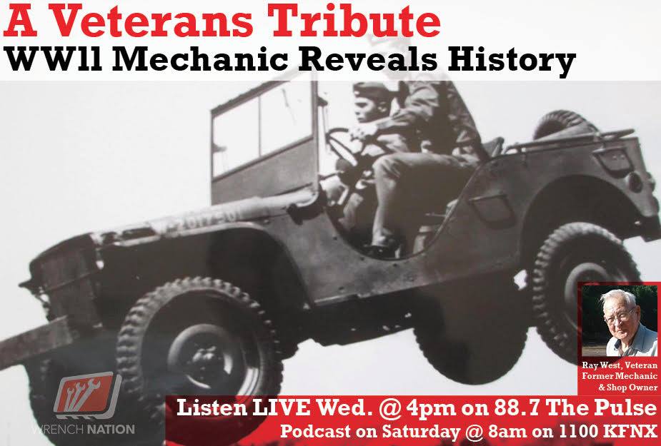 #129 WWII Mechanic Stops By the Studio-Veterans Day Tribute